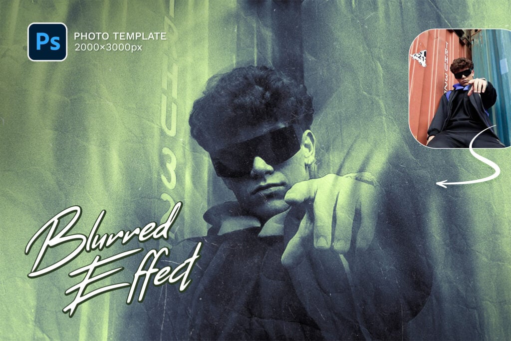 做旧褶皱褶皱折痕划痕颗粒照片效果PS特效滤镜插件样机模板素材Grunge Blur Photo Effect 插件预设 第1张-素材湾丨精选海外优质设计素材资源 做旧褶皱褶皱折痕划痕颗粒照片效果PS特效滤镜插件样机模板素材Grunge Blur Photo Effect 插件预设 sucaiwan.com