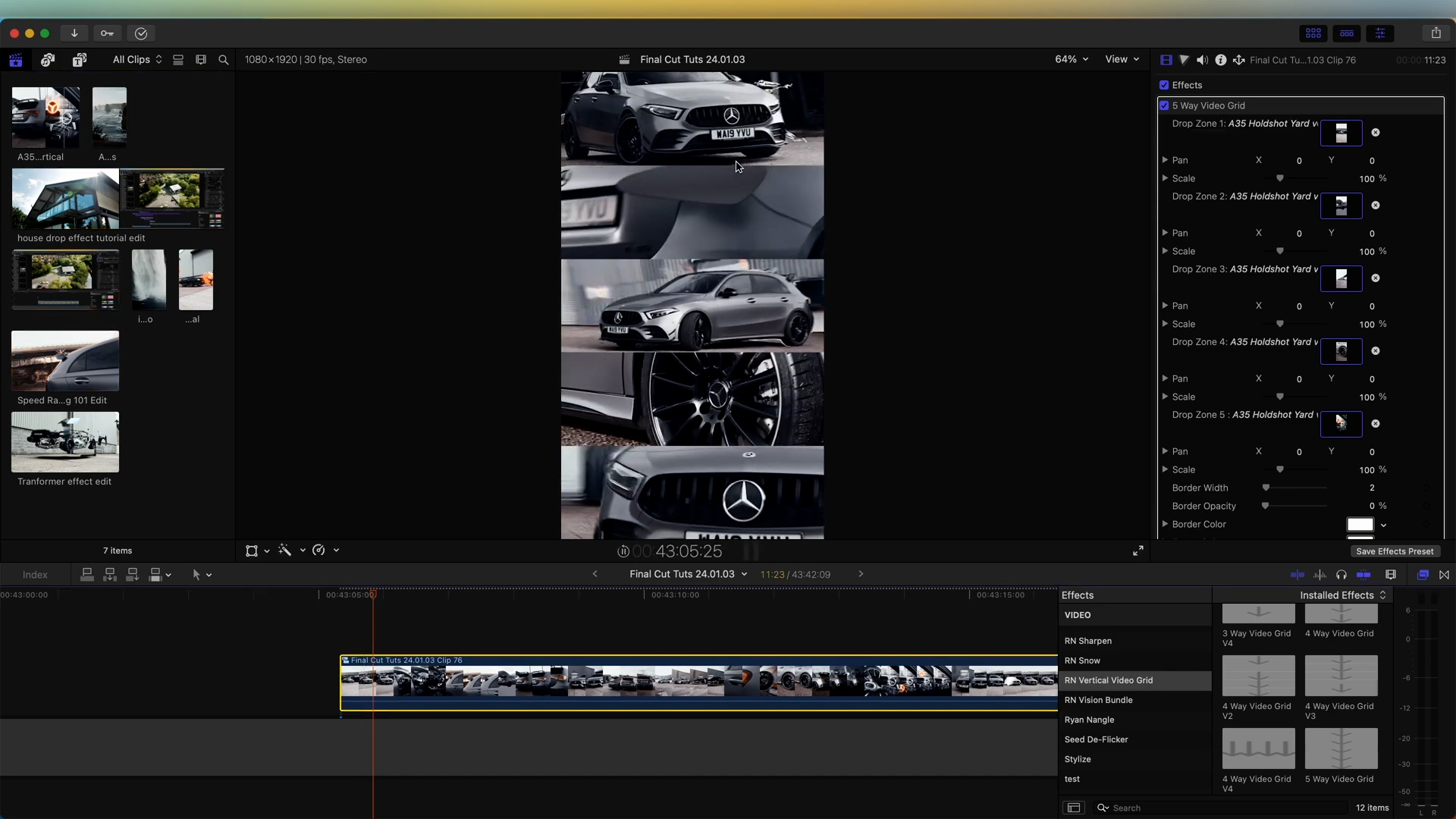 FCPX插件:12种视频网格分屏效果/ins/抖音/小红书/视频号/视频网格分屏 FCPX插件 Ryan Nangle - Vertical Video Grid Effect , 第4张-素材湾丨精选海外优质设计素材资源 FCPX插件:12种视频网格分屏效果/ins/抖音/小红书/视频号/视频网格分屏 FCPX插件 Ryan Nangle - Vertical Video Grid Effect , sucaiwan.com