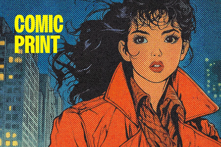 复古半色调漫画印刷照片效果ps特效滤镜样机 Comic Printing Photo Effect 插件预设 第1张-素材湾丨精选海外优质设计素材资源 复古半色调漫画印刷照片效果ps特效滤镜样机 Comic Printing Photo Effect 插件预设 sucaiwan.com