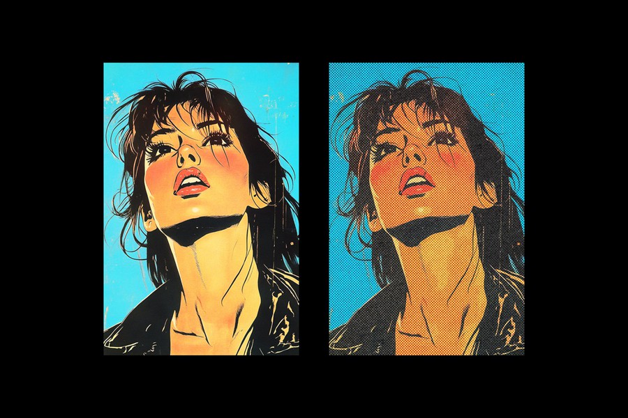 复古半色调漫画印刷照片效果ps特效滤镜样机 Comic Printing Photo Effect 插件预设 第5张-素材湾丨精选海外优质设计素材资源 复古半色调漫画印刷照片效果ps特效滤镜样机 Comic Printing Photo Effect 插件预设 sucaiwan.com