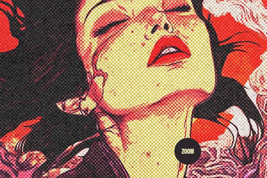 复古半色调漫画印刷照片效果ps特效滤镜样机 Comic Printing Photo Effect 插件预设 第4张-素材湾丨精选海外优质设计素材资源 复古半色调漫画印刷照片效果ps特效滤镜样机 Comic Printing Photo Effect 插件预设 sucaiwan.com