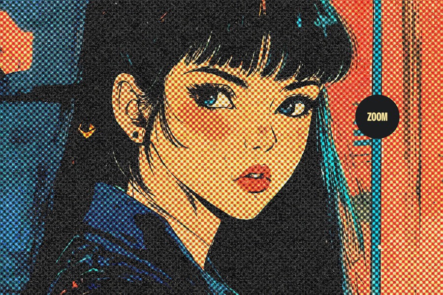 复古半色调漫画印刷照片效果ps特效滤镜样机 Comic Printing Photo Effect 插件预设 第7张-素材湾丨精选海外优质设计素材资源 复古半色调漫画印刷照片效果ps特效滤镜样机 Comic Printing Photo Effect 插件预设 sucaiwan.com