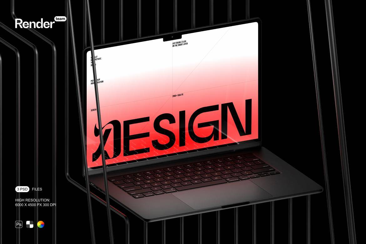 工业风网站UI界面设计苹果MacBook笔记本电脑展示贴图PSD样机模板MacBook Mockup Set 样机素材 第1张-素材湾丨精选海外优质设计素材资源 工业风网站UI界面设计苹果MacBook笔记本电脑展示贴图PSD样机模板MacBook Mockup Set 样机素材 sucaiwan.com