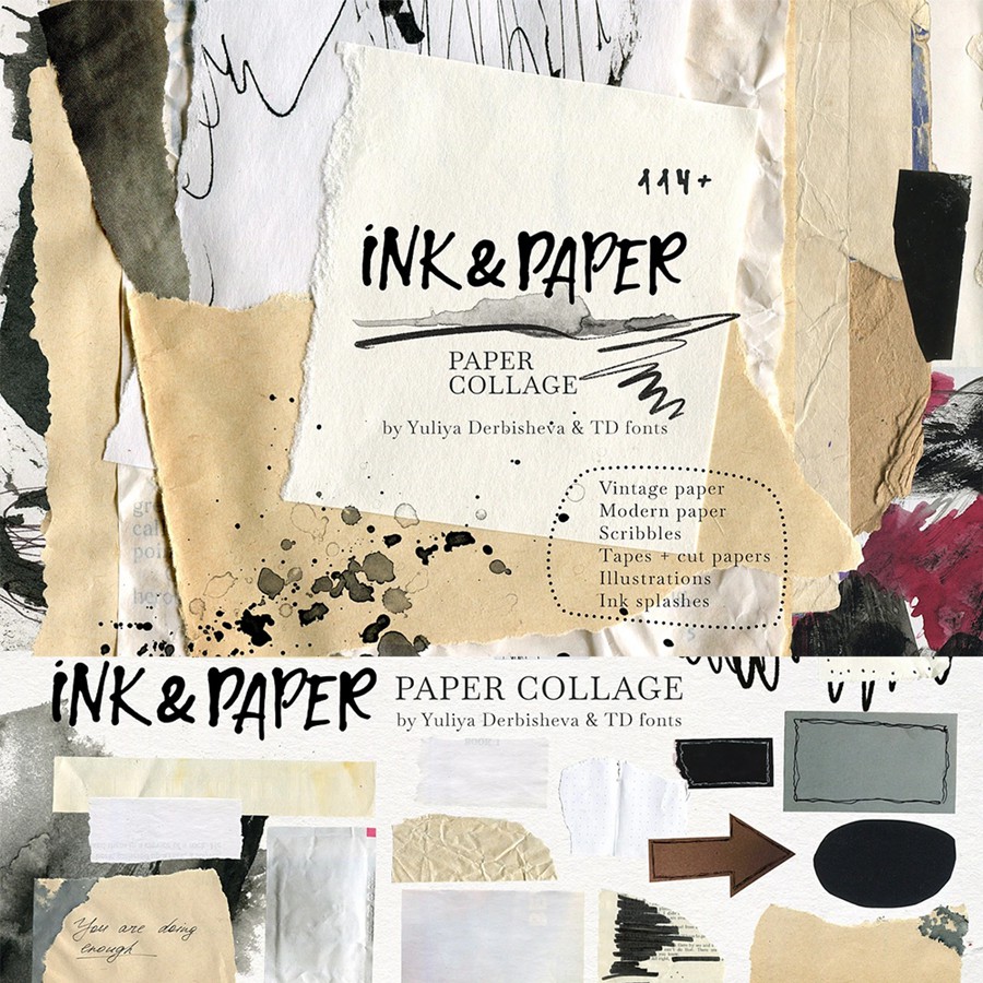 复古纸张纹理皱巴巴碎片、胶带碎片、涂鸦、墨滴飞溅、涂鸦拼贴艺术设计纹理 Ink Paper collage elements scraps , 第1张-素材湾丨精选海外优质设计素材资源 复古纸张纹理皱巴巴碎片、胶带碎片、涂鸦、墨滴飞溅、涂鸦拼贴艺术设计纹理 Ink Paper collage elements scraps , sucaiwan.com