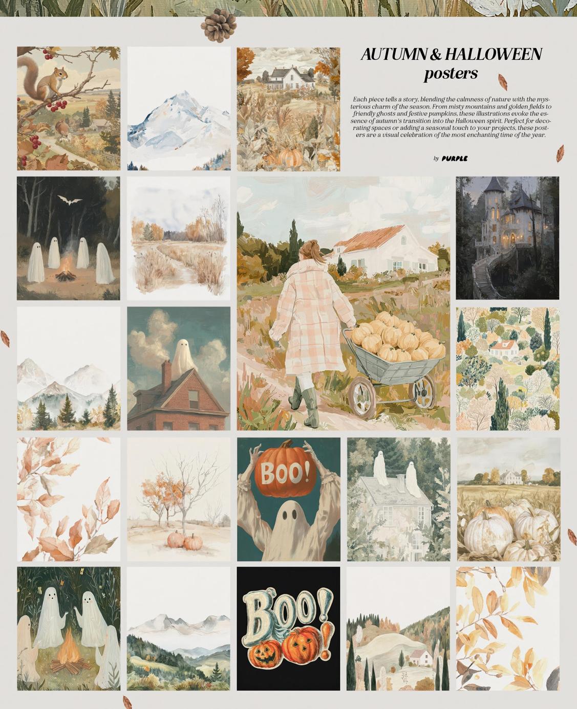 复古万圣节主题秋季水彩森林动物图案手绘插图插画png免抠图片设计素材Autumn & Halloween Seasonal Art Collection 图片素材 第9张-素材湾丨精选海外优质设计素材资源 复古万圣节主题秋季水彩森林动物图案手绘插图插画png免抠图片设计素材Autumn & Halloween Seasonal Art Collection 图片素材 sucaiwan.com