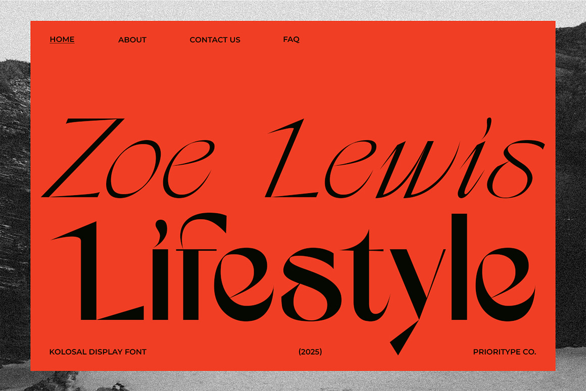 时尚复古品牌海报徽标设计衬线英文字体安装包 Kolosal Display 设计素材 第4张-素材湾丨精选海外优质设计素材资源 时尚复古品牌海报徽标设计衬线英文字体安装包 Kolosal Display 设计素材 sucaiwan.com