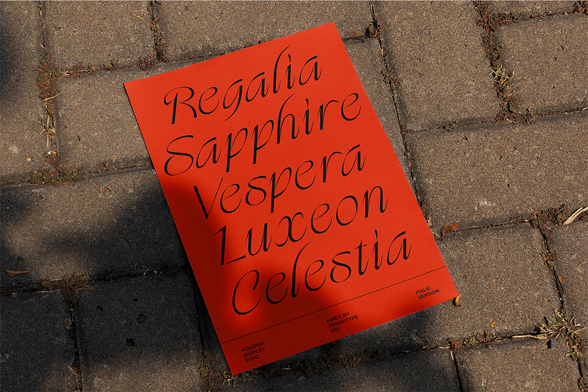 时尚复古品牌海报徽标设计衬线英文字体安装包 Kolosal Display 设计素材 第6张-素材湾丨精选海外优质设计素材资源 时尚复古品牌海报徽标设计衬线英文字体安装包 Kolosal Display 设计素材 sucaiwan.com