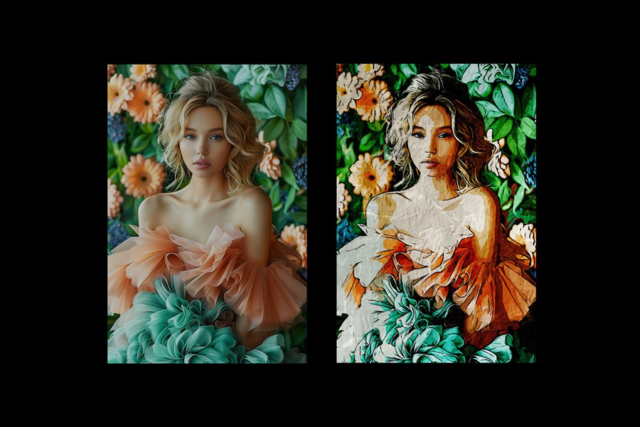 丙烯酸彩色油画照片效果ps特效滤镜样机素材 Color Oil Paint Photo Effect 插件预设 第7张-素材湾丨精选海外优质设计素材资源 丙烯酸彩色油画照片效果ps特效滤镜样机素材 Color Oil Paint Photo Effect 插件预设 sucaiwan.com