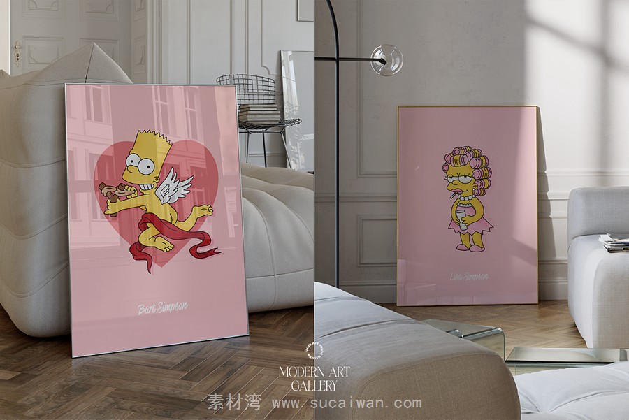 25套现代趣味粉色摩登画廊迷幻复古拼贴艺术PSD海报插画设计套装 Modern Art Gallery 6 , 第17张-素材湾丨精选海外优质设计素材资源 25套现代趣味粉色摩登画廊迷幻复古拼贴艺术PSD海报插画设计套装 Modern Art Gallery 6 , sucaiwan.com