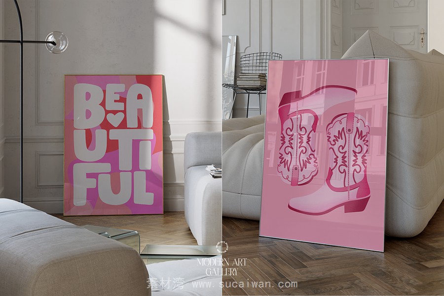 25套现代趣味粉色摩登画廊迷幻复古拼贴艺术PSD海报插画设计套装 Modern Art Gallery 6 , 第16张-素材湾丨精选海外优质设计素材资源 25套现代趣味粉色摩登画廊迷幻复古拼贴艺术PSD海报插画设计套装 Modern Art Gallery 6 , sucaiwan.com