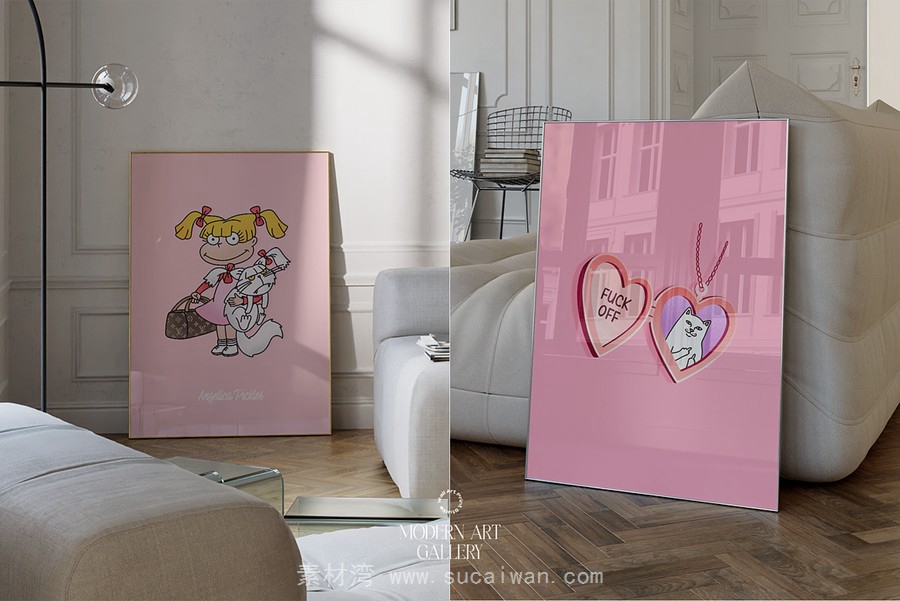 25套现代趣味粉色摩登画廊迷幻复古拼贴艺术PSD海报插画设计套装 Modern Art Gallery 6 , 第18张-素材湾丨精选海外优质设计素材资源 25套现代趣味粉色摩登画廊迷幻复古拼贴艺术PSD海报插画设计套装 Modern Art Gallery 6 , sucaiwan.com