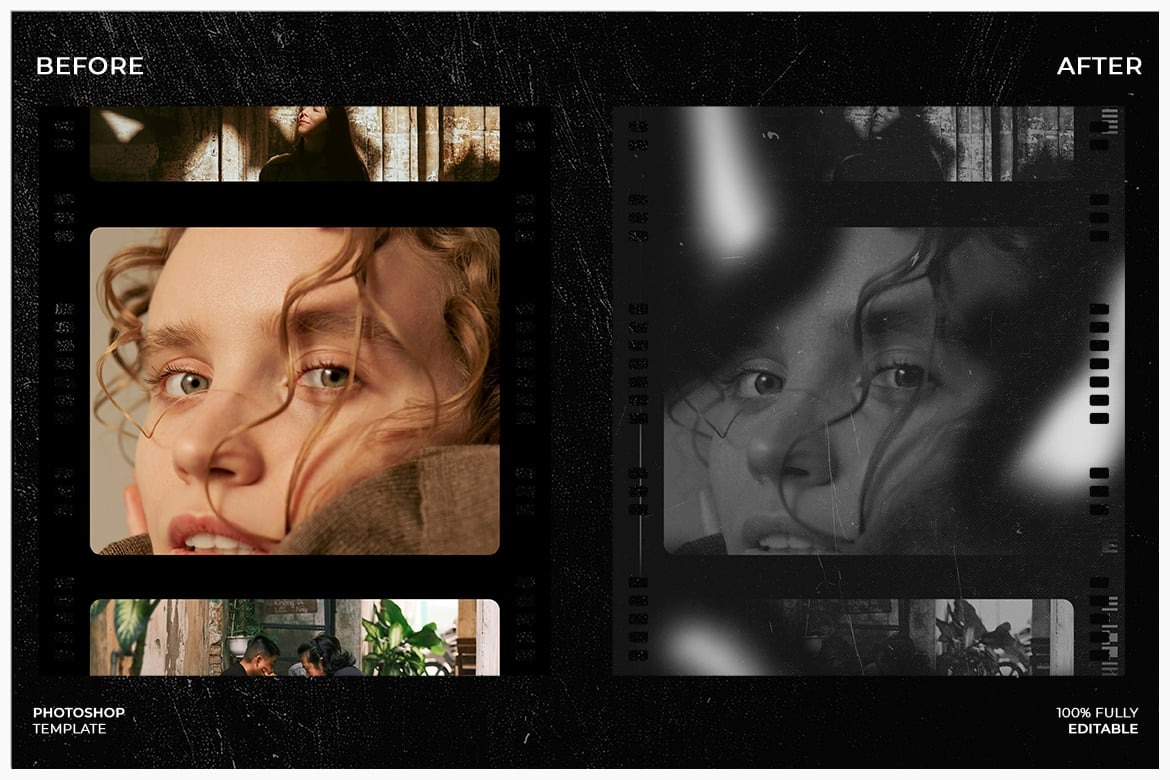 复古黑白胶片边框模拟照片效果PS特效样机模板素材Film Frame Mockup 插件预设 第2张-素材湾丨精选海外优质设计素材资源 复古黑白胶片边框模拟照片效果PS特效样机模板素材Film Frame Mockup 插件预设 sucaiwan.com