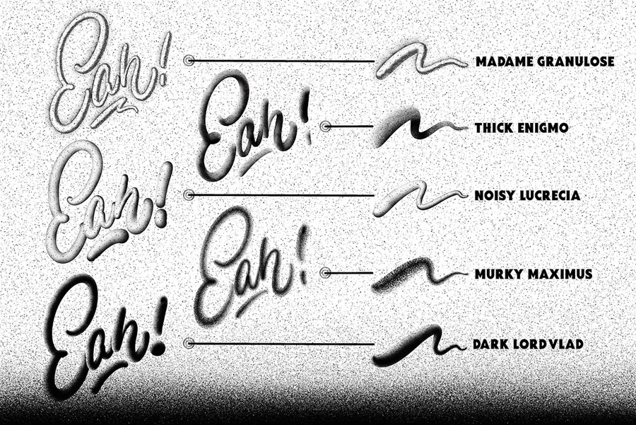 20款复古颗粒燥点3D绘画效果Procreate着色器笔刷画笔素材The Grainers Brush Set 笔刷资源 第4张-素材湾丨精选海外优质设计素材资源 20款复古颗粒燥点3D绘画效果Procreate着色器笔刷画笔素材The Grainers Brush Set 笔刷资源 sucaiwan.com