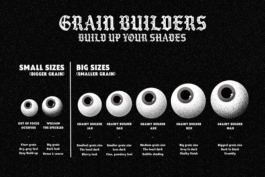 20款复古颗粒燥点3D绘画效果Procreate着色器笔刷画笔素材The Grainers Brush Set 笔刷资源 第8张-素材湾丨精选海外优质设计素材资源 20款复古颗粒燥点3D绘画效果Procreate着色器笔刷画笔素材The Grainers Brush Set 笔刷资源 sucaiwan.com