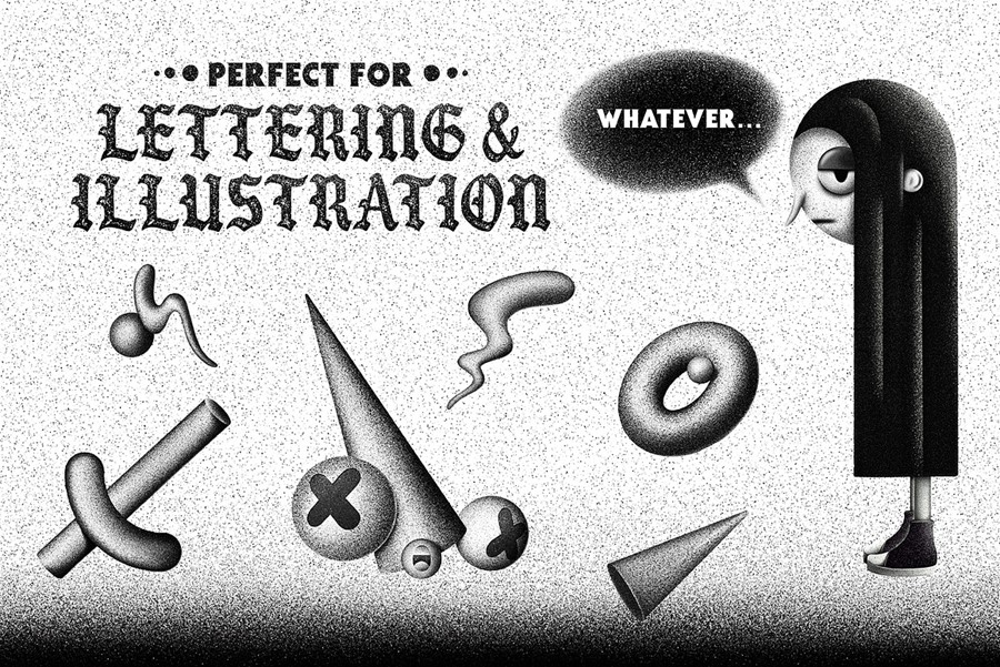 20款复古颗粒燥点3D绘画效果Procreate着色器笔刷画笔素材The Grainers Brush Set 笔刷资源 第6张-素材湾丨精选海外优质设计素材资源 20款复古颗粒燥点3D绘画效果Procreate着色器笔刷画笔素材The Grainers Brush Set 笔刷资源 sucaiwan.com