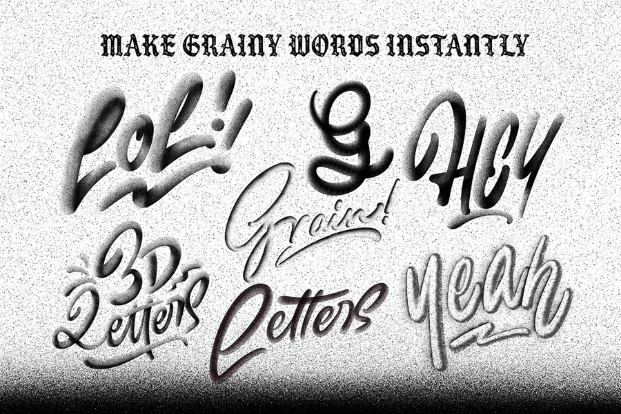 20款复古颗粒燥点3D绘画效果Procreate着色器笔刷画笔素材The Grainers Brush Set 笔刷资源 第12张-素材湾丨精选海外优质设计素材资源 20款复古颗粒燥点3D绘画效果Procreate着色器笔刷画笔素材The Grainers Brush Set 笔刷资源 sucaiwan.com