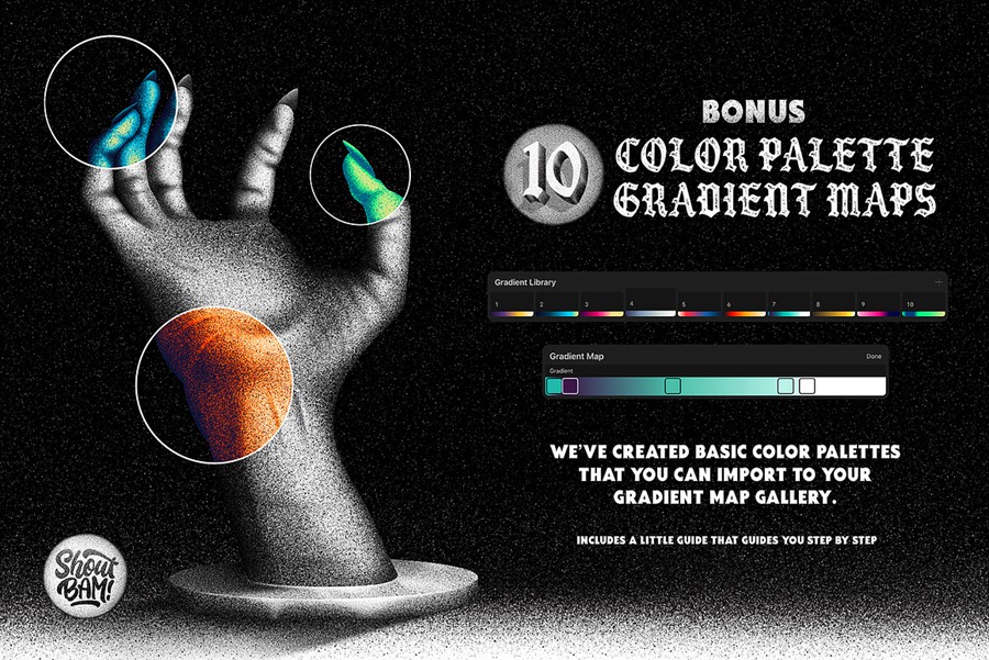 20款复古颗粒燥点3D绘画效果Procreate着色器笔刷画笔素材The Grainers Brush Set 笔刷资源 第13张-素材湾丨精选海外优质设计素材资源 20款复古颗粒燥点3D绘画效果Procreate着色器笔刷画笔素材The Grainers Brush Set 笔刷资源 sucaiwan.com