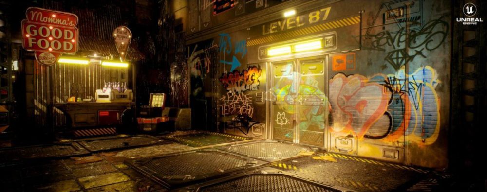 未来科幻赛博朋克城市建筑市场工厂3D模型资产UE格式Cyberpunk Rooftop Market Environment 样机素材 第5张-素材湾丨精选海外优质设计素材资源 未来科幻赛博朋克城市建筑市场工厂3D模型资产UE格式Cyberpunk Rooftop Market Environment 样机素材 sucaiwan.com