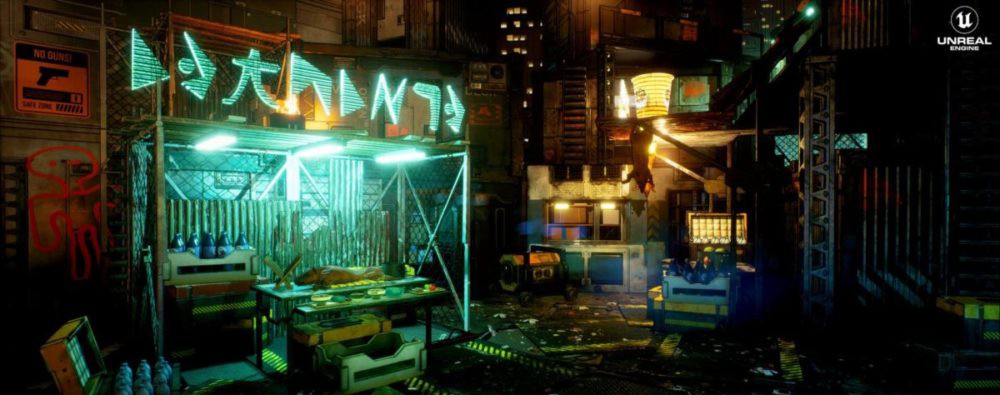 未来科幻赛博朋克城市建筑市场工厂3D模型资产UE格式Cyberpunk Rooftop Market Environment 样机素材 第8张-素材湾丨精选海外优质设计素材资源 未来科幻赛博朋克城市建筑市场工厂3D模型资产UE格式Cyberpunk Rooftop Market Environment 样机素材 sucaiwan.com