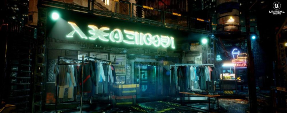 未来科幻赛博朋克城市建筑市场工厂3D模型资产UE格式Cyberpunk Rooftop Market Environment 样机素材 第15张-素材湾丨精选海外优质设计素材资源 未来科幻赛博朋克城市建筑市场工厂3D模型资产UE格式Cyberpunk Rooftop Market Environment 样机素材 sucaiwan.com