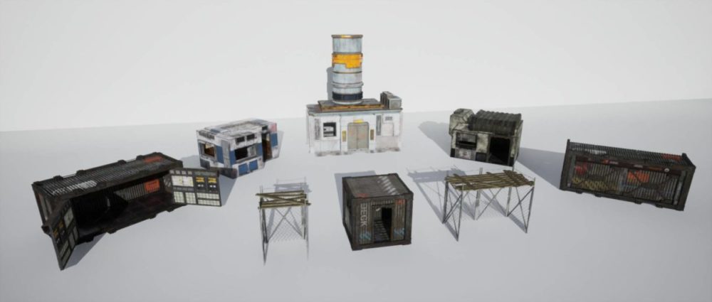 未来科幻赛博朋克城市建筑市场工厂3D模型资产UE格式Cyberpunk Rooftop Market Environment 样机素材 第27张-素材湾丨精选海外优质设计素材资源 未来科幻赛博朋克城市建筑市场工厂3D模型资产UE格式Cyberpunk Rooftop Market Environment 样机素材 sucaiwan.com