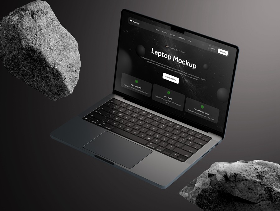 9款高级岩石背景网站UI界面设计苹果MacBook笔记本电脑展示PS贴图样机模板Laptop Mockup Screen Collection 样机素材 第4张-素材湾丨精选海外优质设计素材资源 9款高级岩石背景网站UI界面设计苹果MacBook笔记本电脑展示PS贴图样机模板Laptop Mockup Screen Collection 样机素材 sucaiwan.com