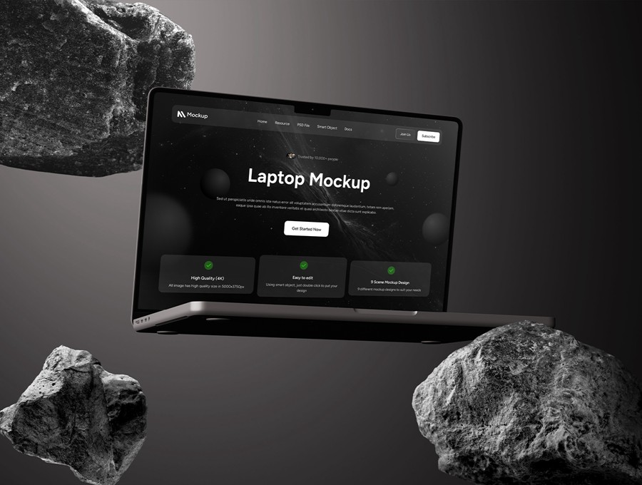 9款高级岩石背景网站UI界面设计苹果MacBook笔记本电脑展示PS贴图样机模板Laptop Mockup Screen Collection 样机素材 第9张-素材湾丨精选海外优质设计素材资源 9款高级岩石背景网站UI界面设计苹果MacBook笔记本电脑展示PS贴图样机模板Laptop Mockup Screen Collection 样机素材 sucaiwan.com