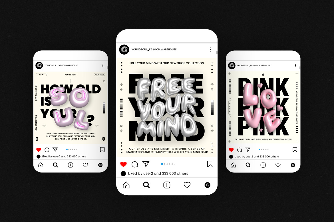 9款时尚Y2K朋克3D膨胀泡泡软糖字体社交媒体排版设计AI矢量模板+字体 Pixflow - Gummy Typographies and Posts 图片素材 第5张-素材湾丨精选海外优质设计素材资源 9款时尚Y2K朋克3D膨胀泡泡软糖字体社交媒体排版设计AI矢量模板+字体 Pixflow - Gummy Typographies and Posts 图片素材 sucaiwan.com