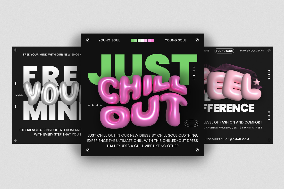 9款时尚Y2K朋克3D膨胀泡泡软糖字体社交媒体排版设计AI矢量模板+字体 Pixflow - Gummy Typographies and Posts 图片素材 第7张-素材湾丨精选海外优质设计素材资源 9款时尚Y2K朋克3D膨胀泡泡软糖字体社交媒体排版设计AI矢量模板+字体 Pixflow - Gummy Typographies and Posts 图片素材 sucaiwan.com