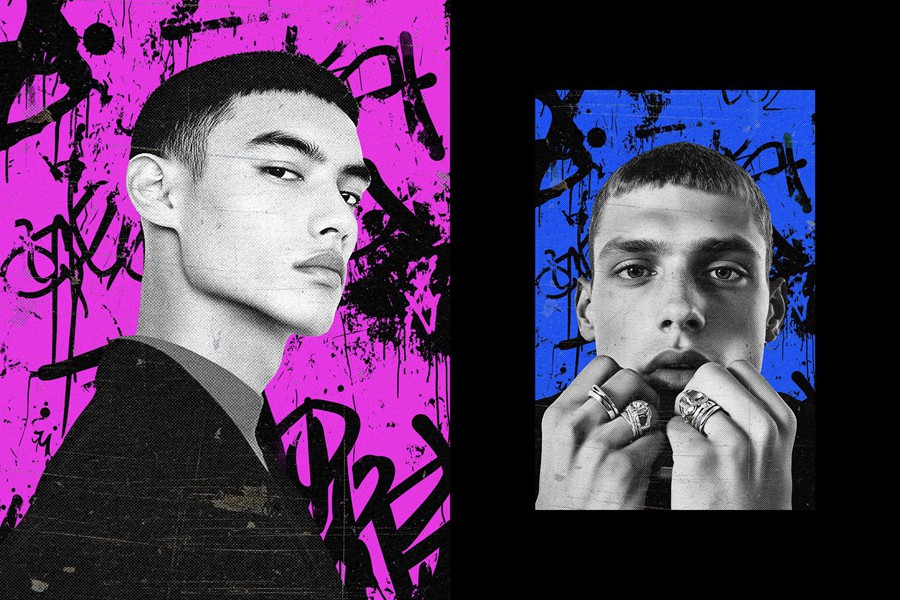 Urban Graffiti Collage Photo Effect 潮流街头涂鸦拼贴做旧划痕油漆飞溅背景照片修图PS特效滤镜插件样机 插件预设 第6张-素材湾丨精选海外优质设计素材资源 Urban Graffiti Collage Photo Effect 潮流街头涂鸦拼贴做旧划痕油漆飞溅背景照片修图PS特效滤镜插件样机 插件预设 sucaiwan.com