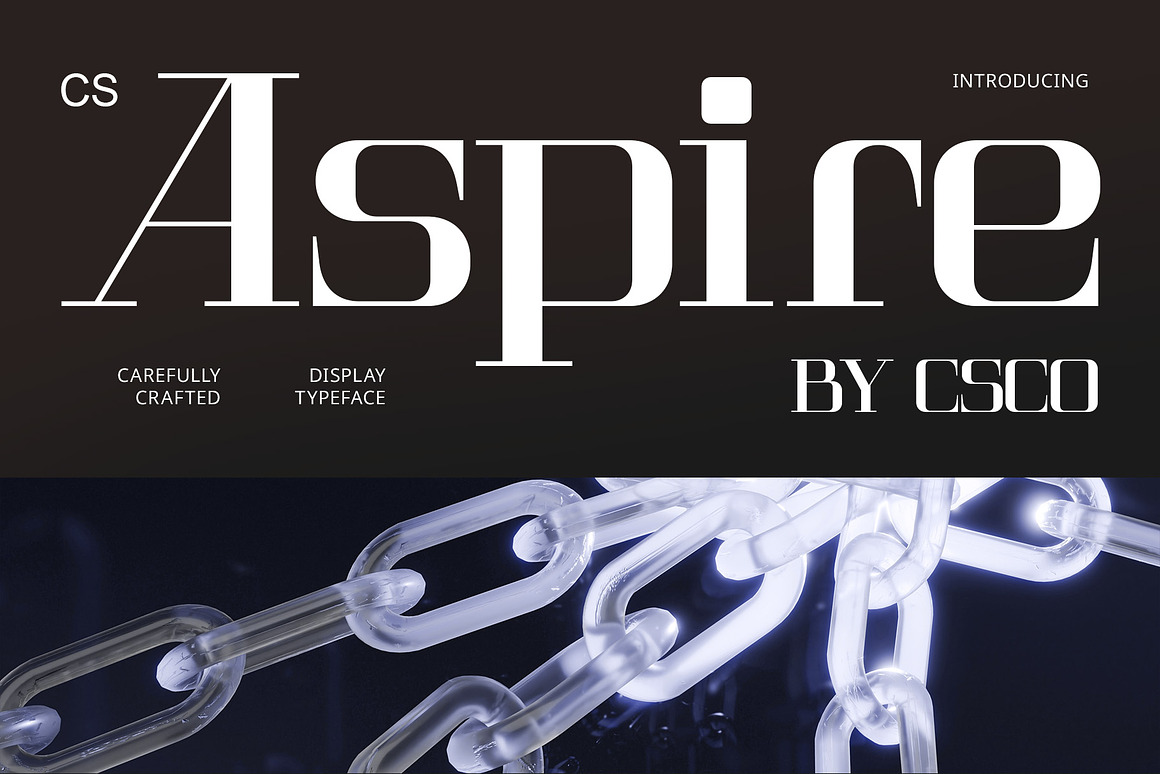 现代优雅品牌海报徽标设计衬线英文字体安装包 Aspire – Techno Font 设计素材 第1张-素材湾丨精选海外优质设计素材资源 现代优雅品牌海报徽标设计衬线英文字体安装包 Aspire – Techno Font 设计素材 sucaiwan.com