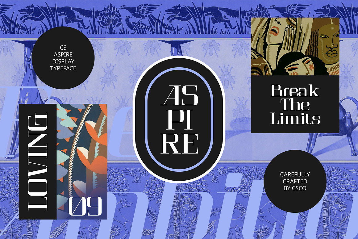 现代优雅品牌海报徽标设计衬线英文字体安装包 Aspire – Techno Font 设计素材 第4张-素材湾丨精选海外优质设计素材资源 现代优雅品牌海报徽标设计衬线英文字体安装包 Aspire – Techno Font 设计素材 sucaiwan.com