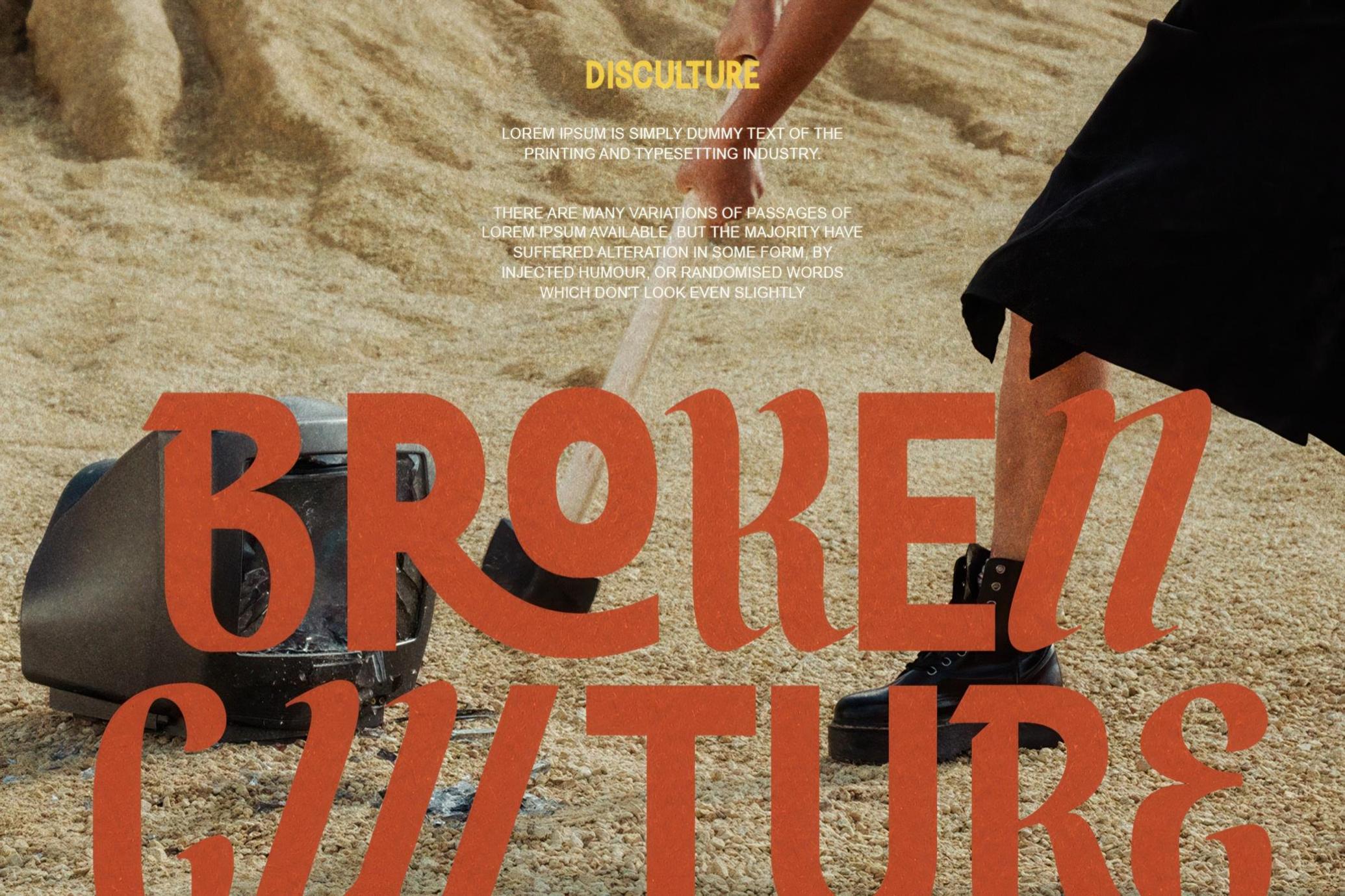 英文字体：复古经典双样式街头服饰标题段落排版衬线文字标题排版字体 Sacred Crowns — 2 in 1 Display Font , sucaiwan.com