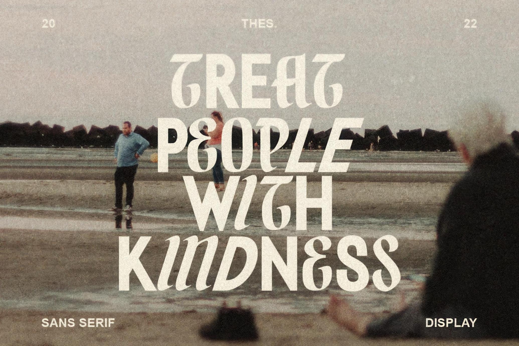 英文字体：复古经典双样式街头服饰标题段落排版衬线文字标题排版字体 Sacred Crowns — 2 in 1 Display Font , sucaiwan.com