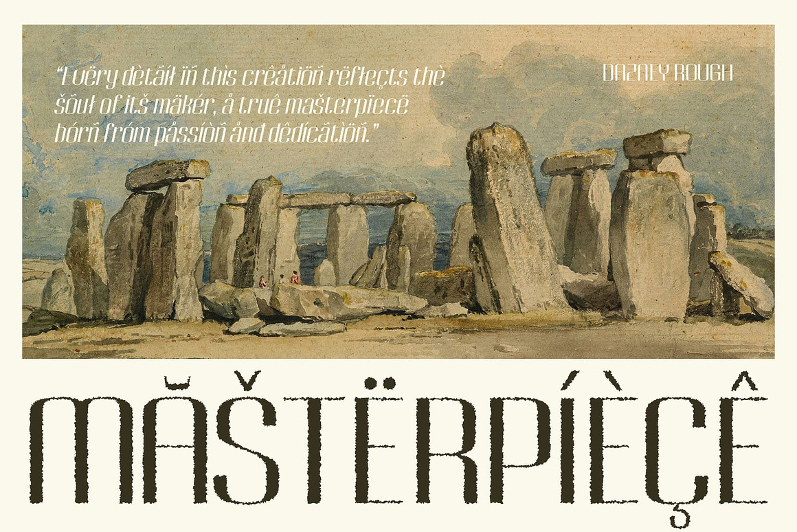 现代时尚品牌海报徽标设计无衬线英文字体安装包 Dazney Rough 设计素材 第7张-素材湾丨精选海外优质设计素材资源 现代时尚品牌海报徽标设计无衬线英文字体安装包 Dazney Rough 设计素材 sucaiwan.com