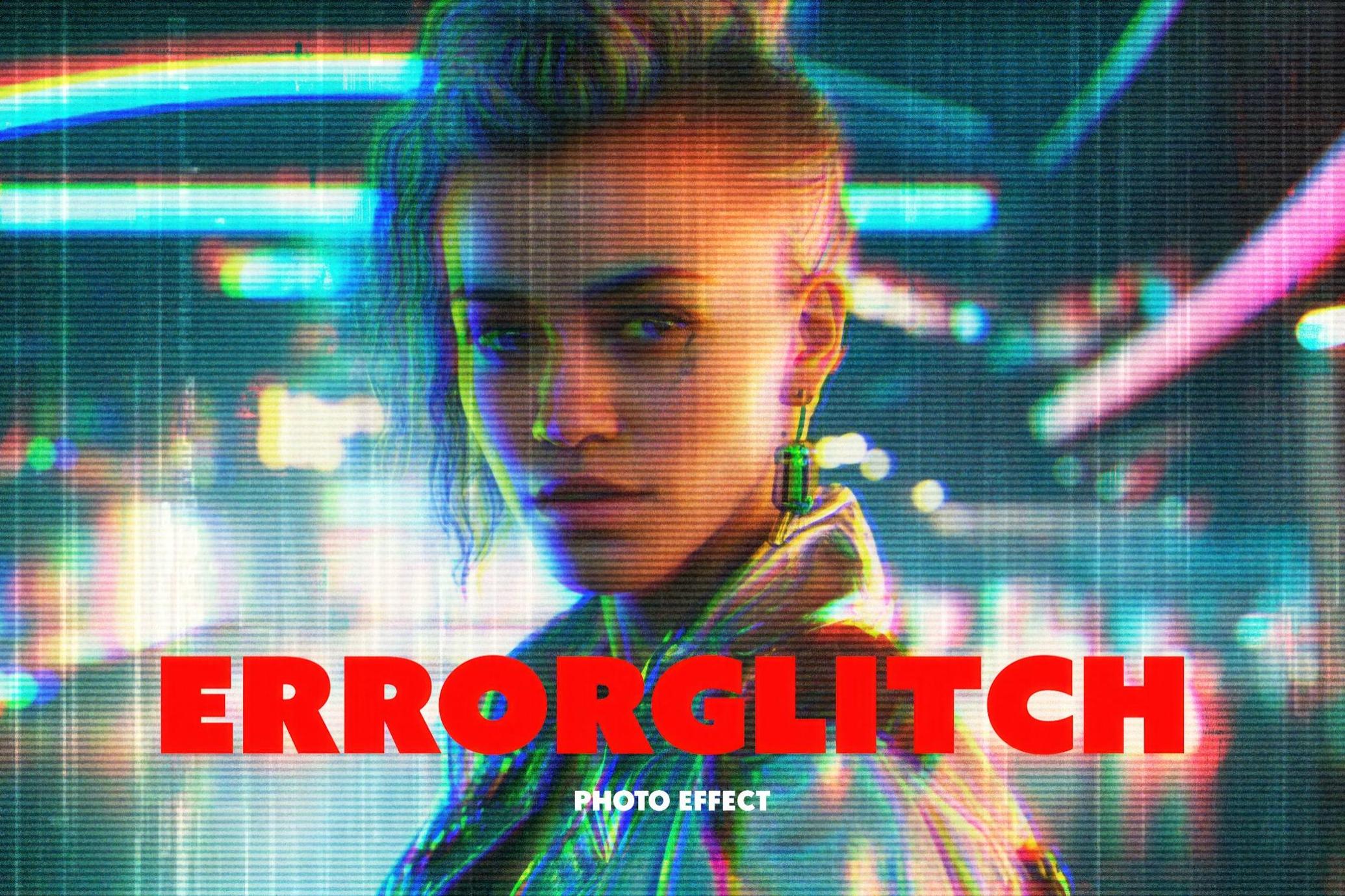 复古故障毛刺照片效果ps特效滤镜样机 Retro Glitched Photo Effect 插件预设 第1张-素材湾丨精选海外优质设计素材资源 复古故障毛刺照片效果ps特效滤镜样机 Retro Glitched Photo Effect 插件预设 sucaiwan.com