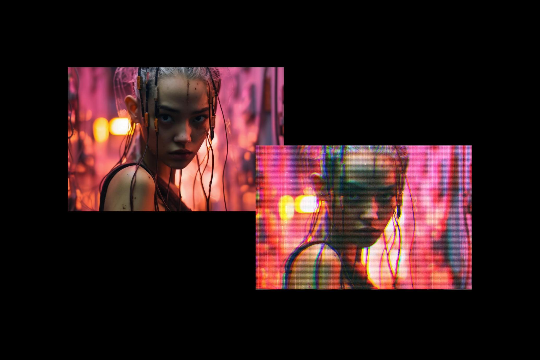 复古故障毛刺照片效果ps特效滤镜样机 Retro Glitched Photo Effect 插件预设 第3张-素材湾丨精选海外优质设计素材资源 复古故障毛刺照片效果ps特效滤镜样机 Retro Glitched Photo Effect 插件预设 sucaiwan.com