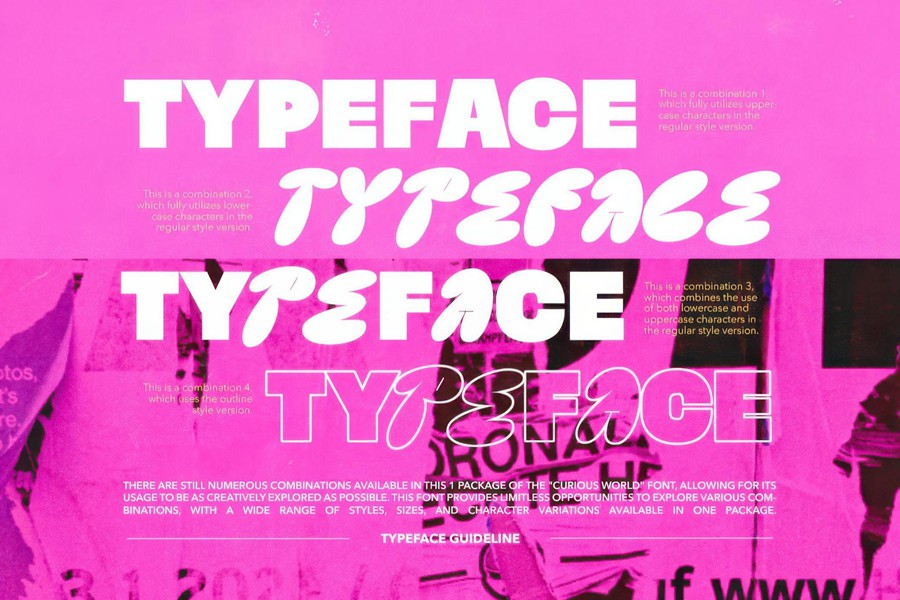 时尚趣味气泡字体无衬线粗体标题装饰字体 Curious World — Fancy Bold Font 设计素材 第4张-素材湾丨精选海外优质设计素材资源 时尚趣味气泡字体无衬线粗体标题装饰字体 Curious World — Fancy Bold Font 设计素材 sucaiwan.com