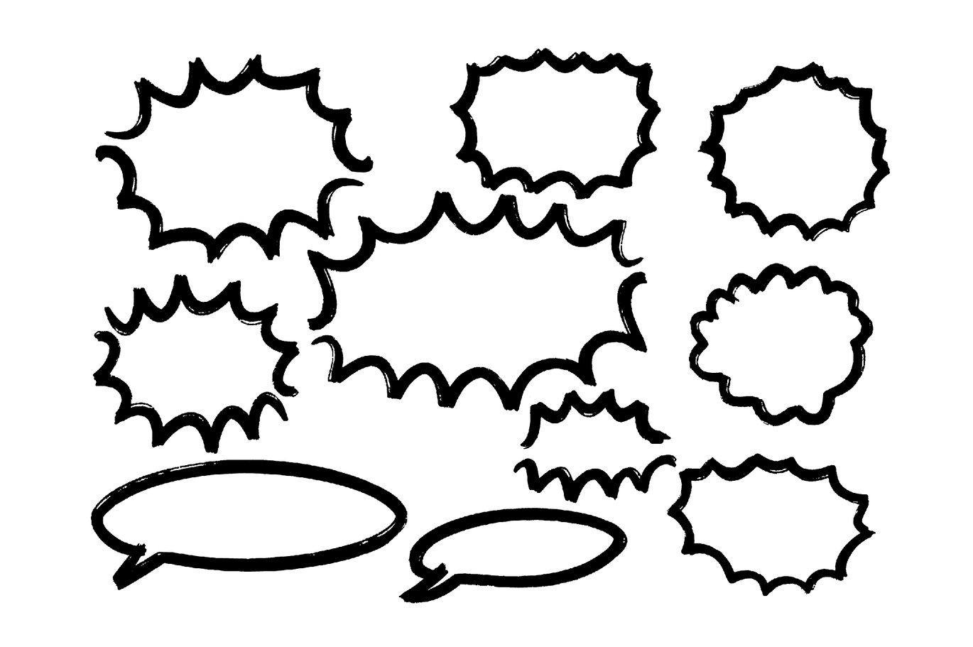 360款复古趣味手绘涂鸦艺术标记插画插图AI矢量PNG图片元素设计套装 Marker Elements Vol. 3 , 第15张-素材湾丨精选海外优质设计素材资源 360款复古趣味手绘涂鸦艺术标记插画插图AI矢量PNG图片元素设计套装 Marker Elements Vol. 3 , sucaiwan.com