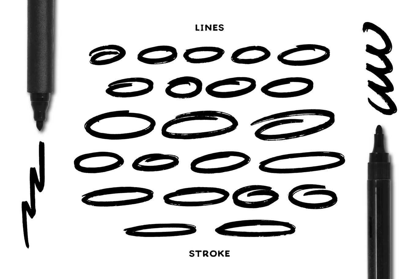 360款复古趣味手绘涂鸦艺术标记插画插图AI矢量PNG图片元素设计套装 Marker Elements Vol. 3 , 第16张-素材湾丨精选海外优质设计素材资源 360款复古趣味手绘涂鸦艺术标记插画插图AI矢量PNG图片元素设计套装 Marker Elements Vol. 3 , sucaiwan.com