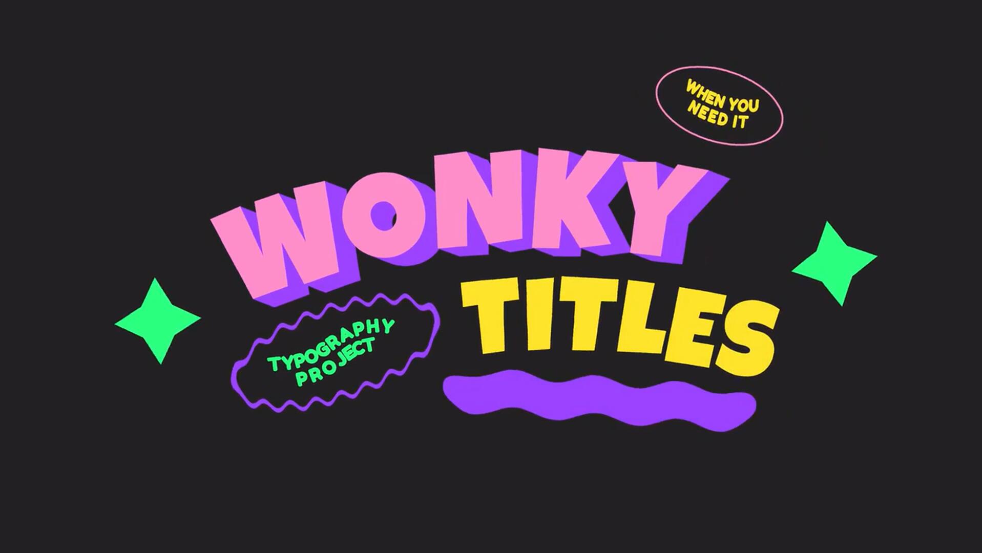 FCPX插件：7个独特趣味手绘卡通设计感文字标题动画 , sucaiwan.com