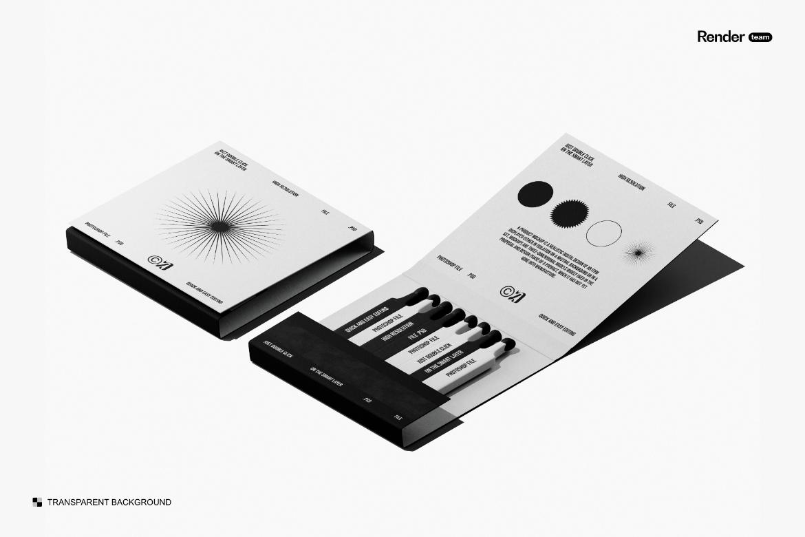 5款逼真文创礼品户外露营火柴盒产品包装纸盒设计展示效果图psd样机Matches Mockup Set 样机素材 第3张-素材湾丨精选海外优质设计素材资源 5款逼真文创礼品户外露营火柴盒产品包装纸盒设计展示效果图psd样机Matches Mockup Set 样机素材 sucaiwan.com