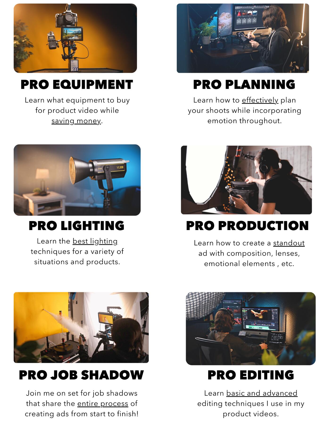 大师课程:商业级实物拍摄打光剪辑全流程视频课程 Fellow Filmmaker - Product Video Pro , 第1张-素材湾丨精选海外优质设计素材资源 大师课程:商业级实物拍摄打光剪辑全流程视频课程 Fellow Filmmaker - Product Video Pro , sucaiwan.com