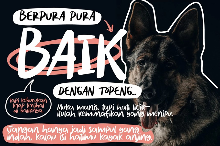 趣味俏皮杂志海报徽标设计手写英文字体安装包 Tulisan Ngawur – Handwritten Font 设计素材 sucaiwan.com