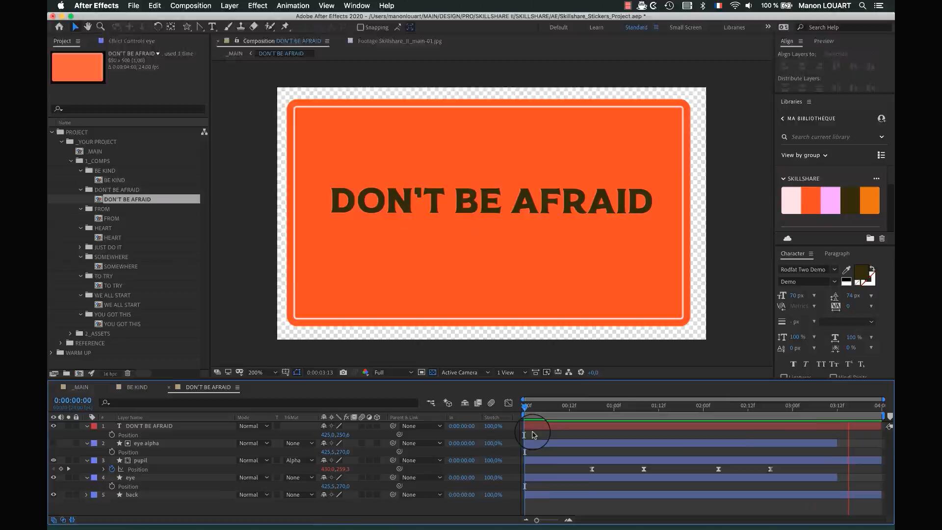 大师课程:AE动态创意贴纸艺术排版设计视频课程中文字幕 Skillshare - Level Up Your Typography Creating Animated Stickers in After Effects , 第10张-素材湾丨精选海外优质设计素材资源 大师课程:AE动态创意贴纸艺术排版设计视频课程中文字幕 Skillshare - Level Up Your Typography Creating Animated Stickers in After Effects , sucaiwan.com