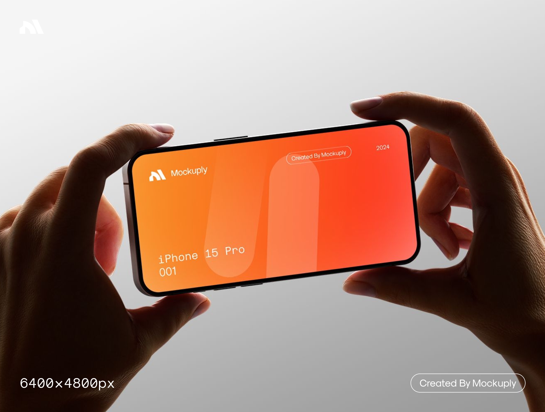 时尚UI界面广告设计苹果iPhone 15 Pro手机展示效果图PSD样机模板iPhone 15 Pro in hand 样机素材 第3张-素材湾丨精选海外优质设计素材资源 时尚UI界面广告设计苹果iPhone 15 Pro手机展示效果图PSD样机模板iPhone 15 Pro in hand 样机素材 sucaiwan.com