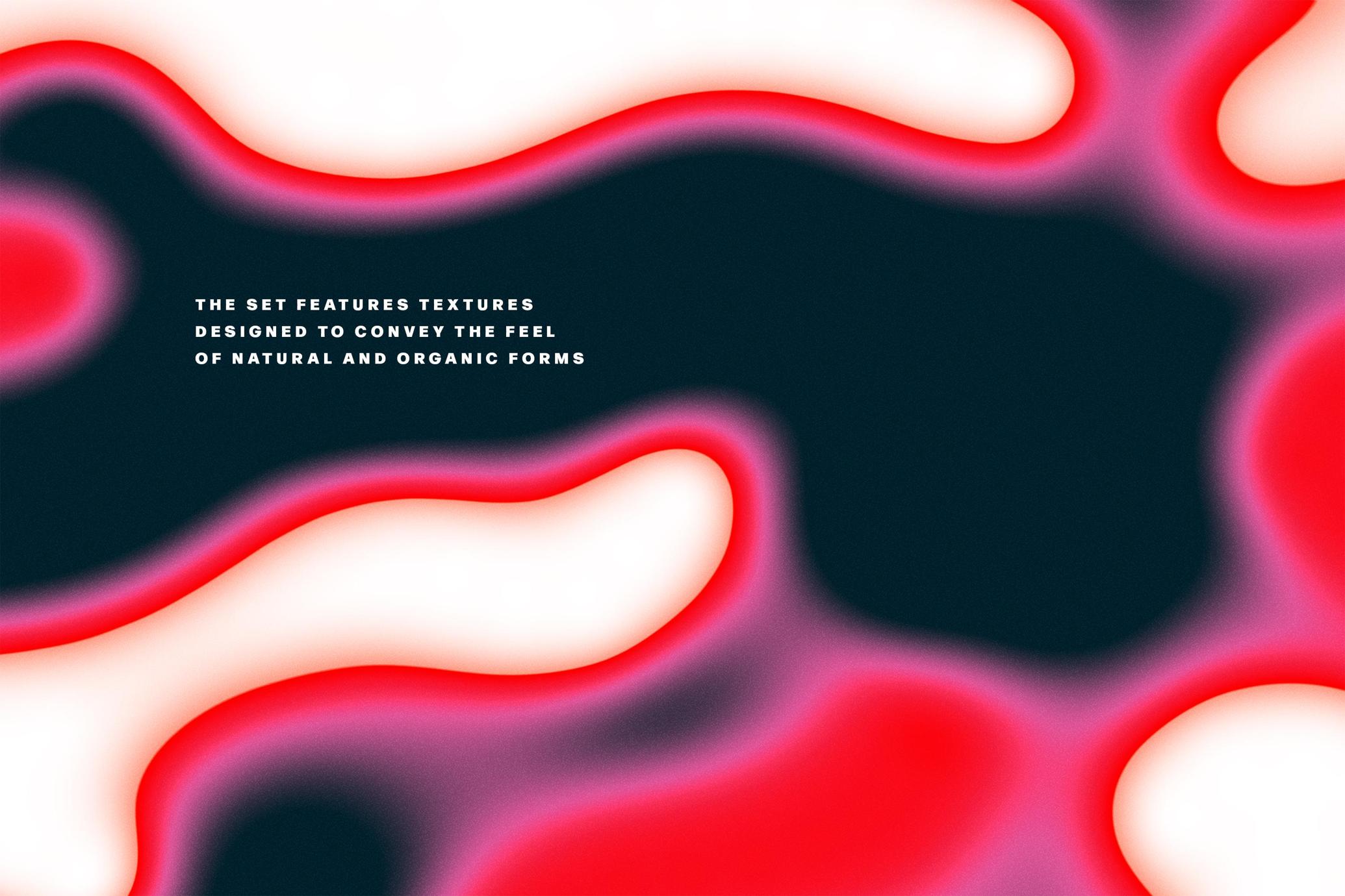 40款未来科幻酸性渐变模拟燥点颗粒抽象艺术有机背景图片设计素材Organic Vibe Textures 图片素材 sucaiwan.com