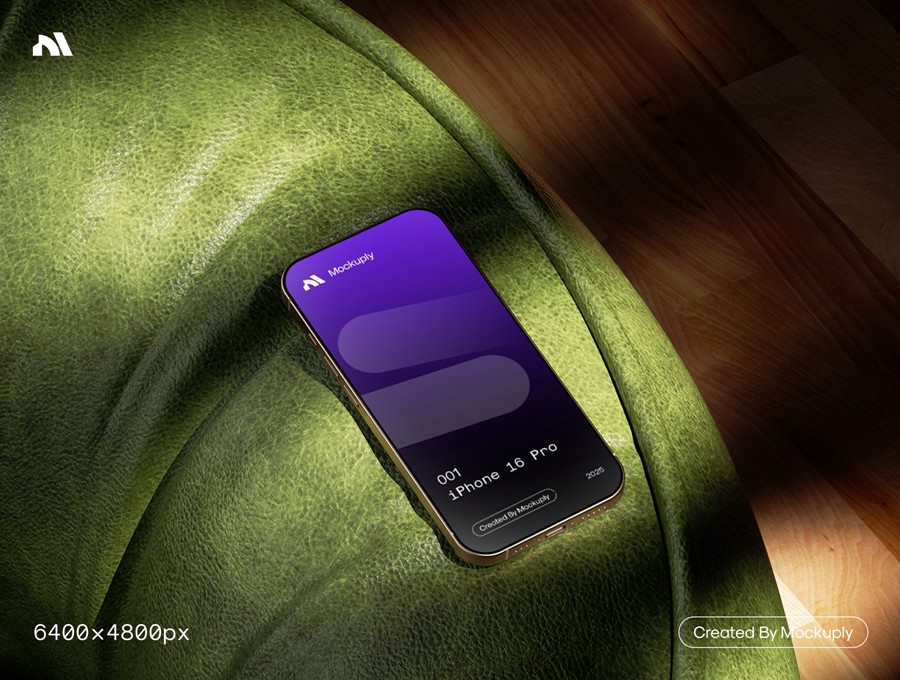 高级真实ui广告界面设计苹果iphone 16 pro手机屏幕展示效果图psd样机模板iPhone 16 Pro 001 Mockup 样机素材 sucaiwan.com