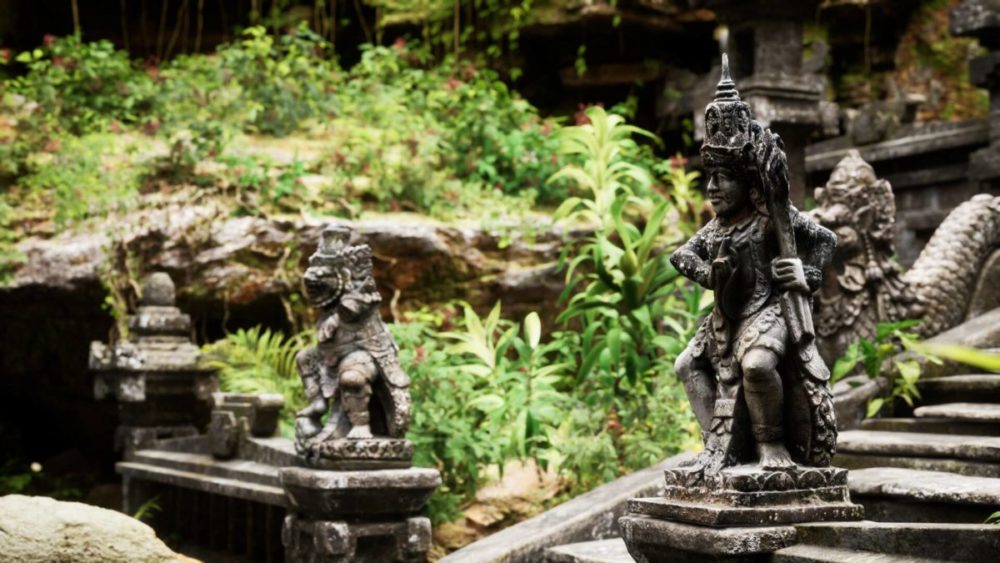 古典巴厘岛石雕建筑寺庙3D模型UE格式素材Lost Temple VOL.1 – Ancient Ruins 样机素材 sucaiwan.com