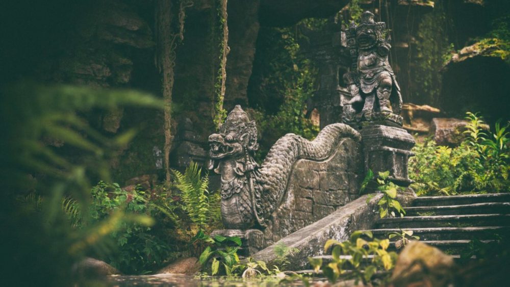 古典巴厘岛石雕建筑寺庙3D模型UE格式素材Lost Temple VOL.1 – Ancient Ruins 样机素材 sucaiwan.com